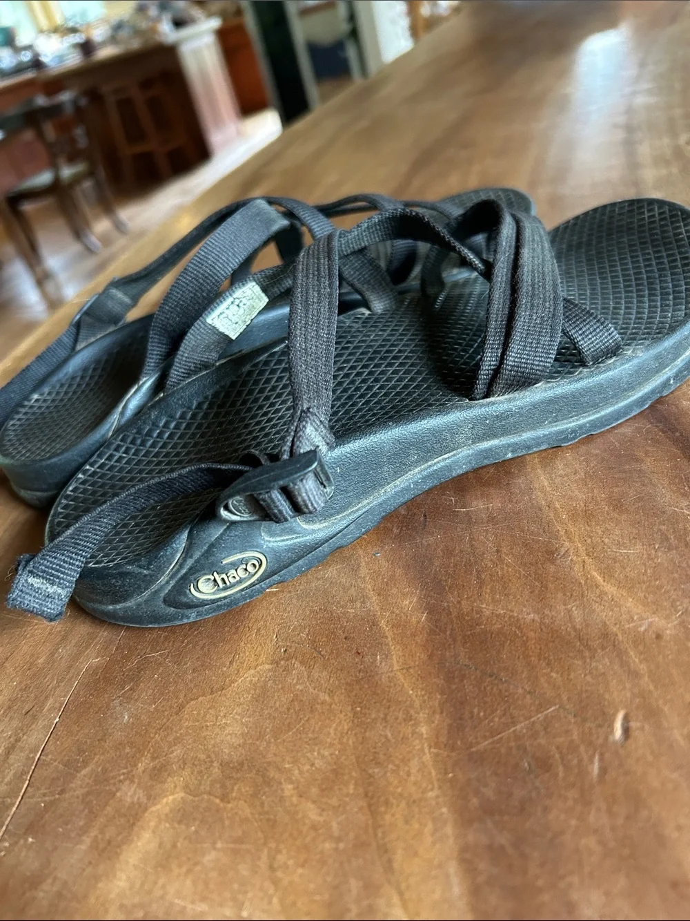 Chaco Black Strappy Outdoor Sandals